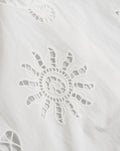 ARIEL BRODERIE ANGLAISE BLOUSE OFF WHITE