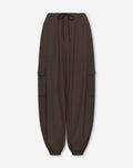 PEGGY POPLIN CARGO BALLOON PANTS BRUIN