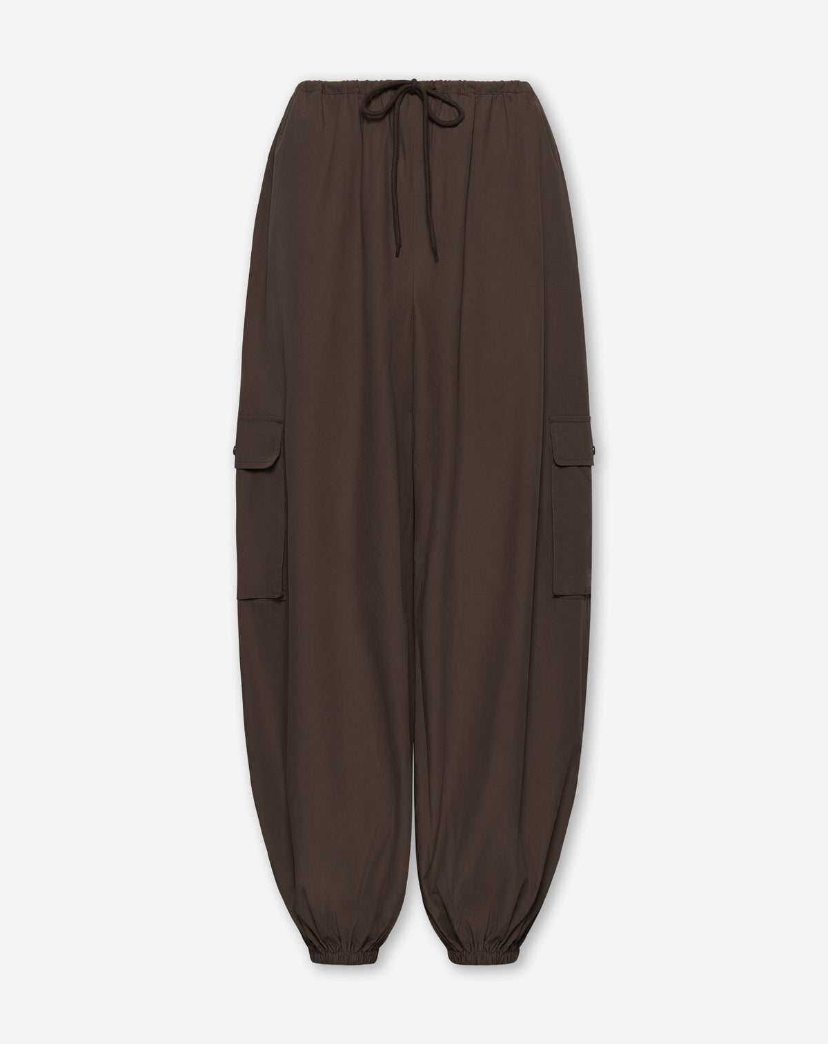 PEGGY POPLIN CARGO BALLOON PANTS BRUIN