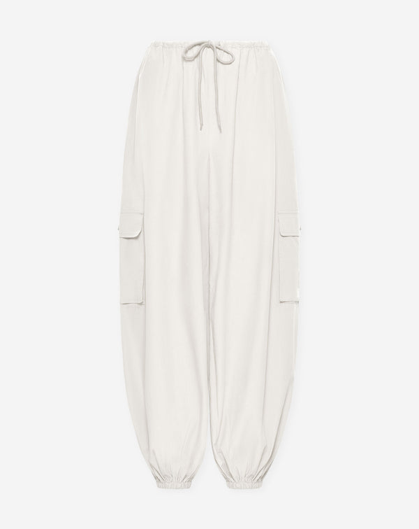 PEGGY POPLIN CARGO BALLOON PANTS CRÈME