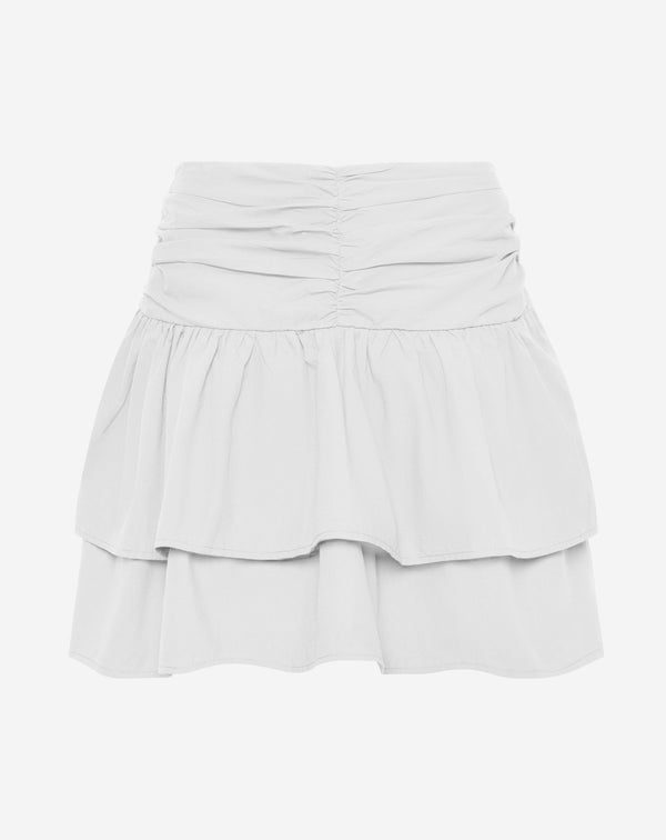 PEGGY POPLIN FRILL SKIRT WIT