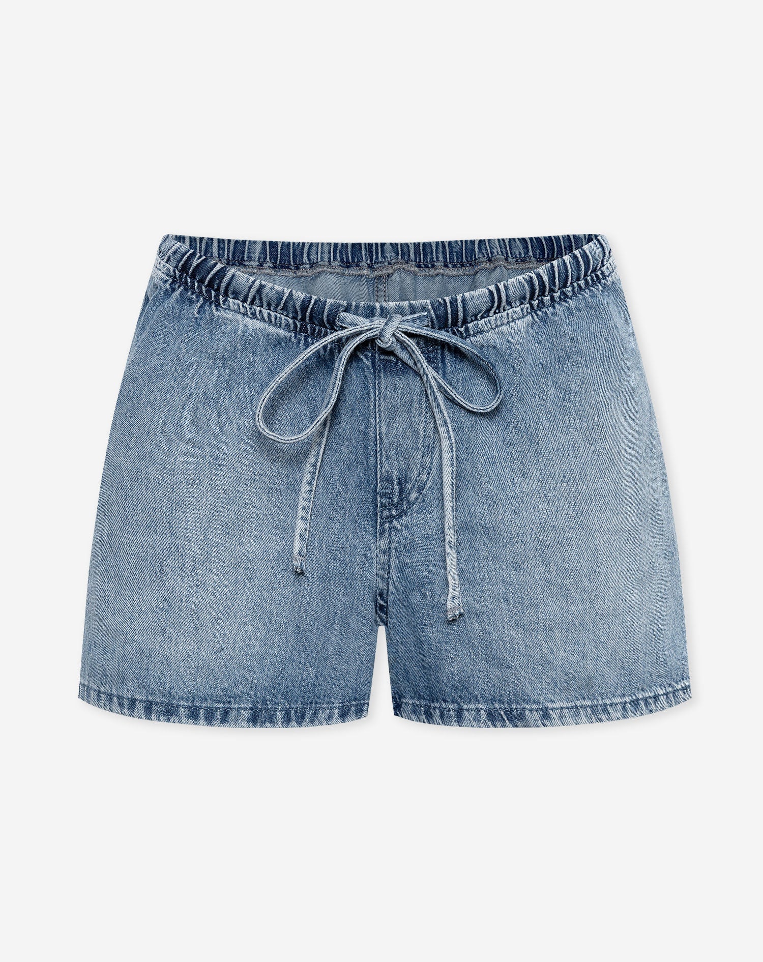 CORD DENIM SHORT MATERNITY BLAUW