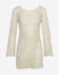 ZENDAYA SEQUIN CROCHET DRESS WIT