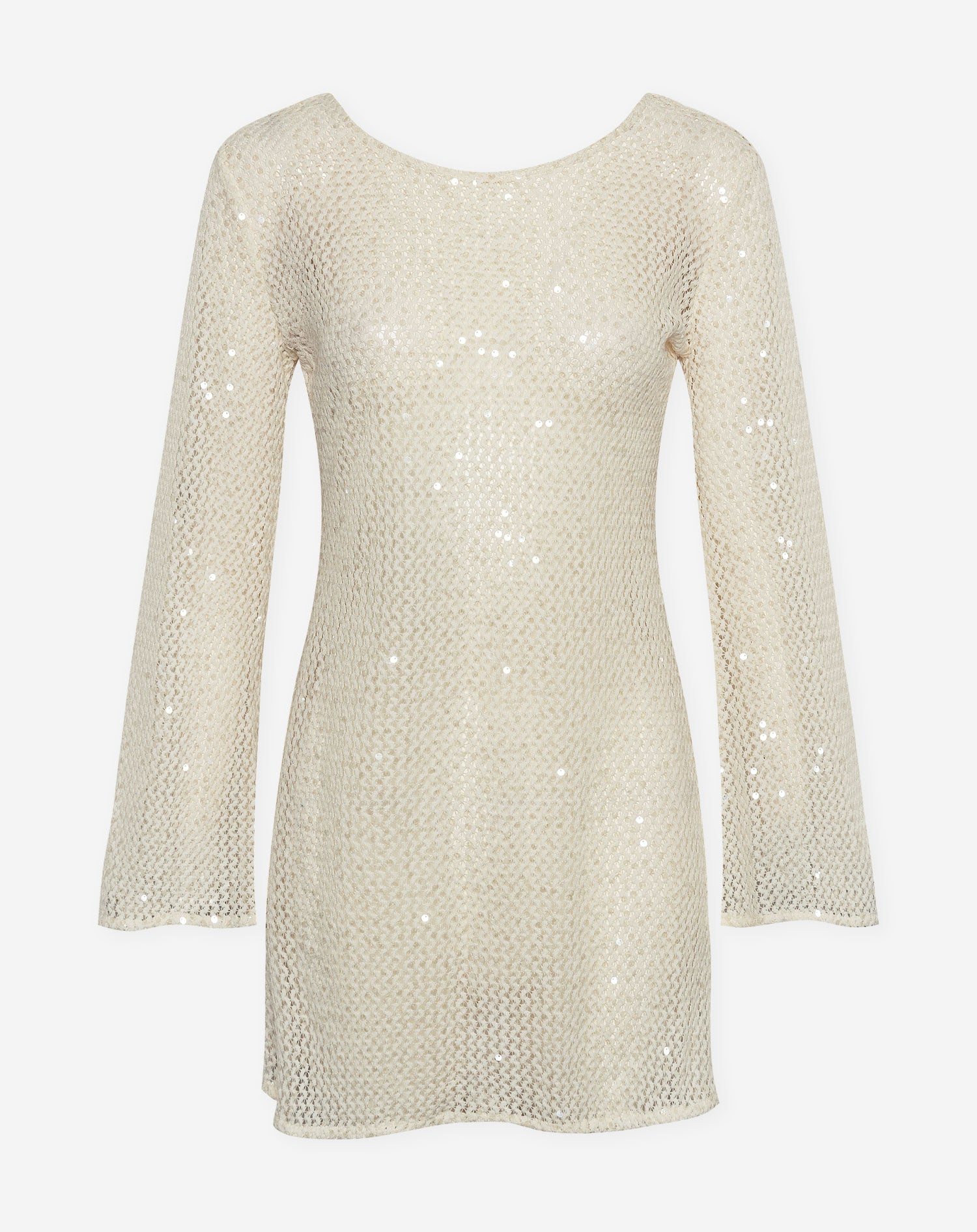 ZENDAYA SEQUIN CROCHET DRESS WIT
