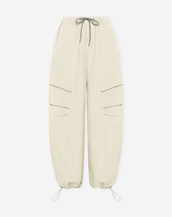 MERRIT BARREL CARGO PANTS CRÈME