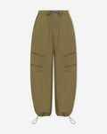 MERRIT BARREL CARGO PANTS LICHT OLIJFGROEN