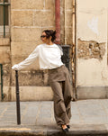 GWENN BAG BELT PANTS TALL BRUIN
