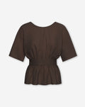 KIRA NAKED BACK TOP BRUIN