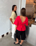 KIRA NAKED BACK TOP ROOD
