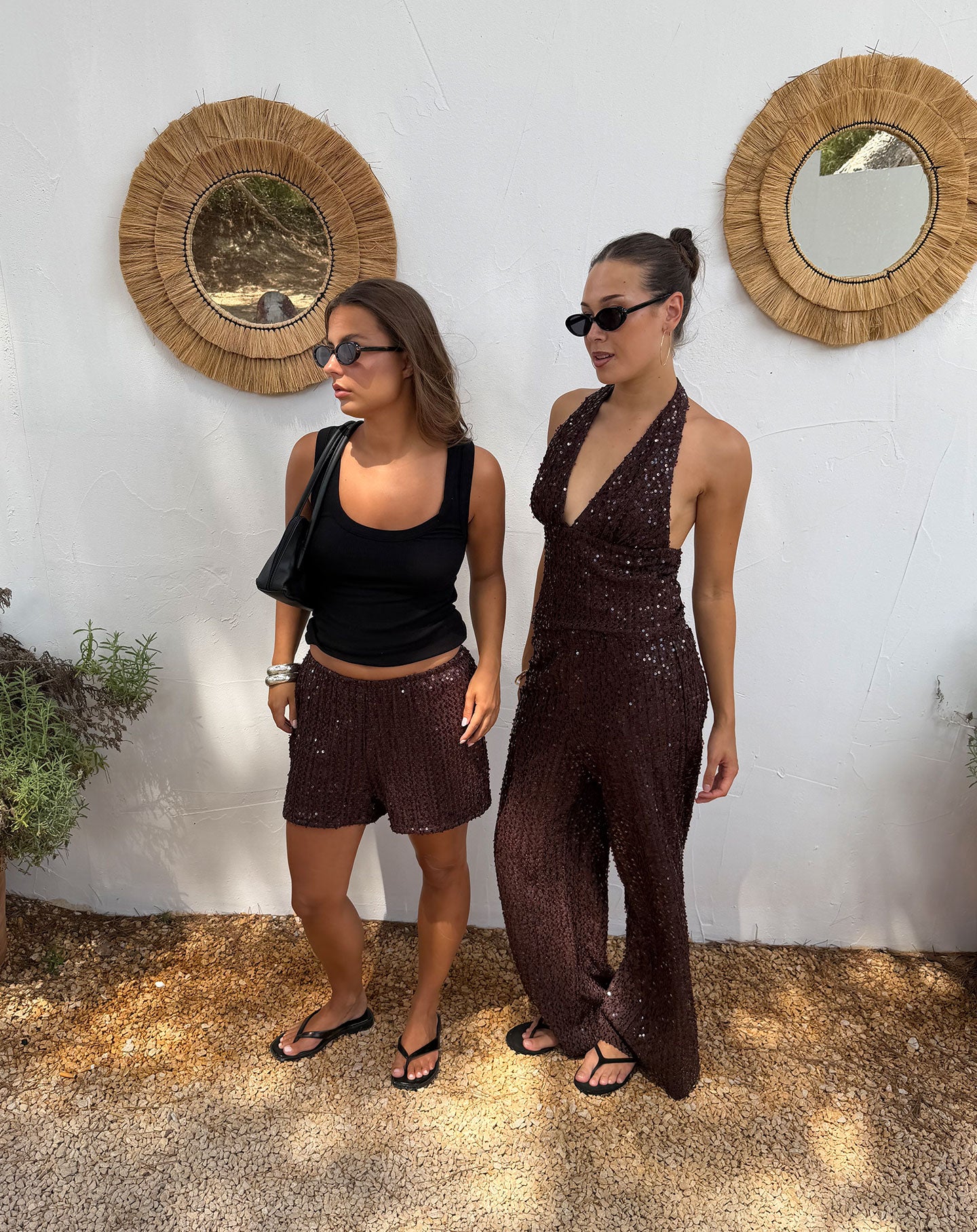 LOVA SEQUINS PANTS BRUIN
