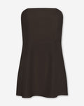 LORNA BANDEAU MINI DRESS BRUIN