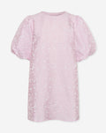 NOUK BALLOON SLEEVE DRESS ZACHT ROZE