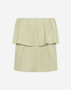LORNA BANDEAU FRILL TOP PISTACHE