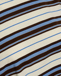 LAYA STRIPED SHORT SLEEVE OVERSIZED TEE CRÈME
