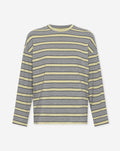 ELAINE STRIPED LONG SLEEVE OVERSIZED TEE BOTERGEEL