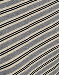 ELAINE STRIPED LONG SLEEVE OVERSIZED TEE GRIJS MELANGE