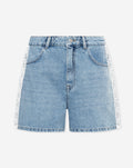 LACE TAPE DENIM SHORT WIT