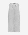 WIDE LOW RISE SWEAT PANTS GRIJS MELANGE
