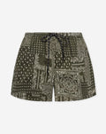 AMARI BANDANA LACE SHORTS GROEN