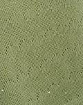 RICKY KNITTED SEQUINS PULL ON SHORTS PISTACHE