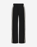 SPORTY HEART TAPE PANTS TALL BLACK