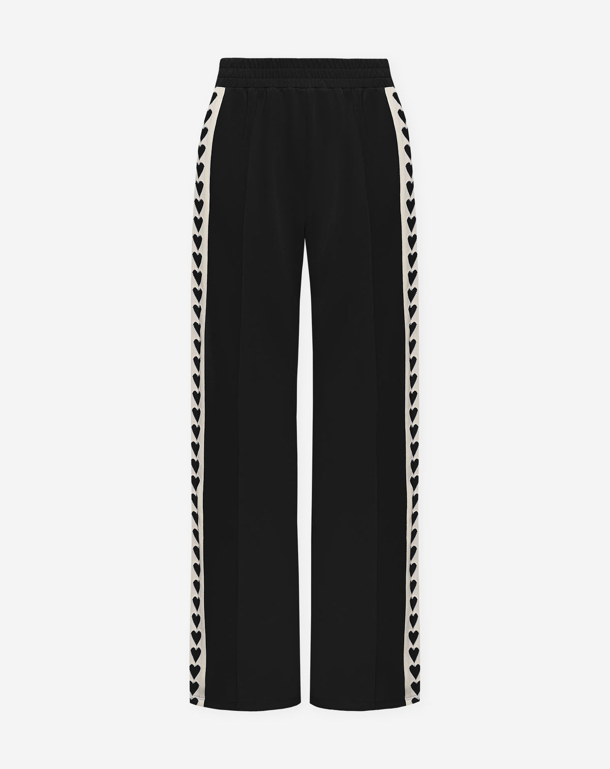 SPORTY HEART TAPE PANTS TALL BLACK