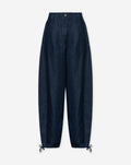 FLOWY BALLOON JEANS DONKERBLAUW