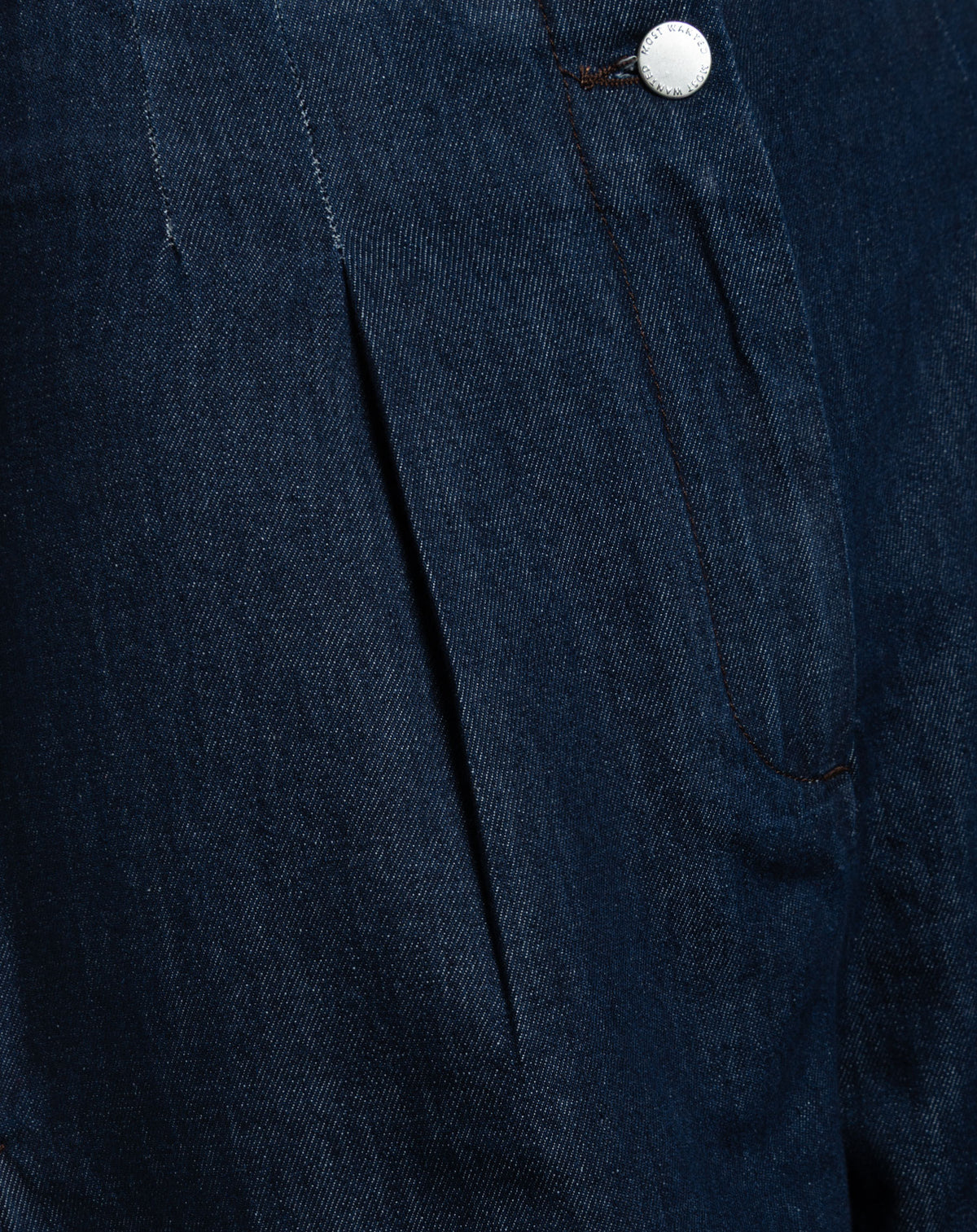 FLOWY BALLOON JEANS DONKERBLAUW