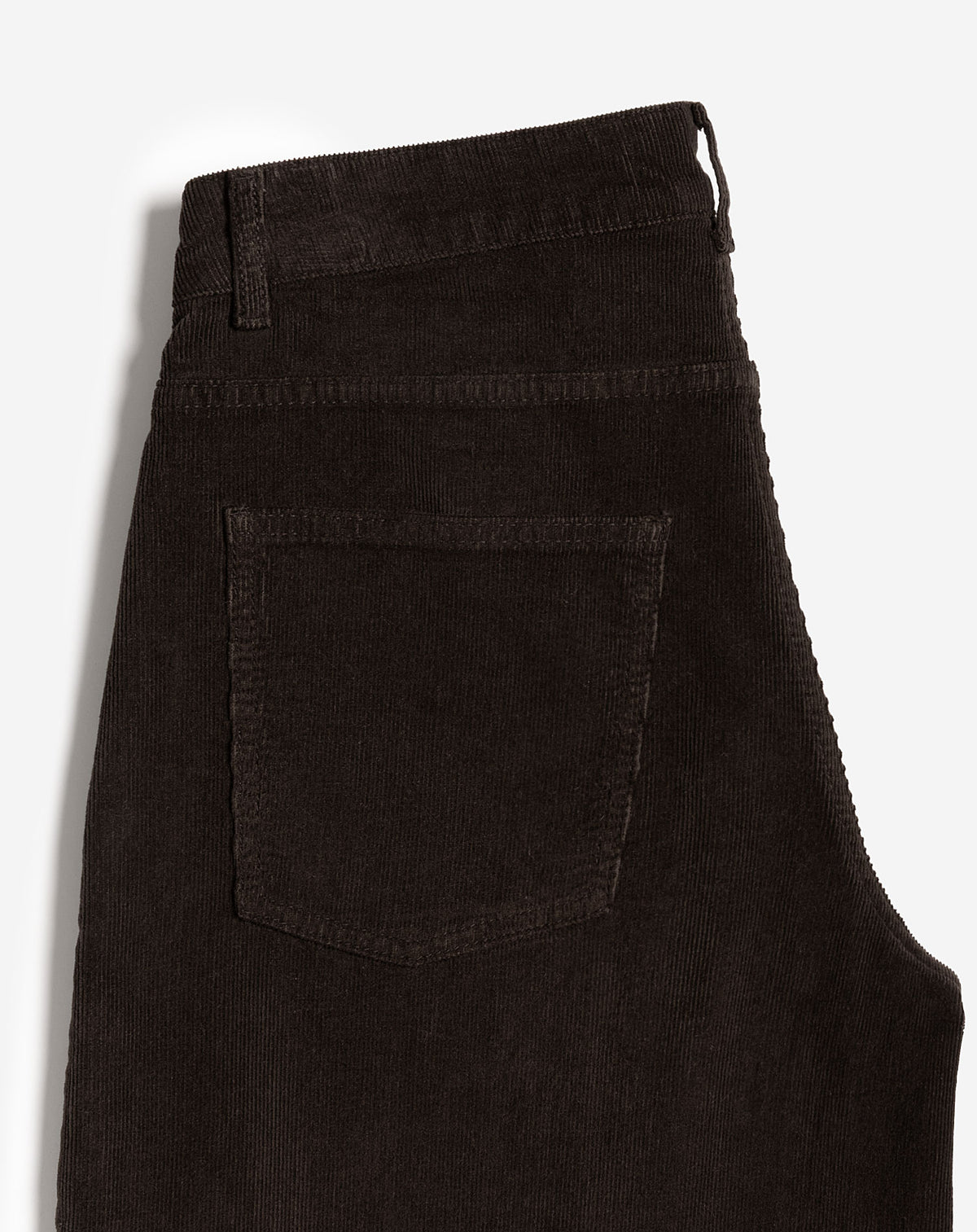CORDUROY BARREL PANTS BROWN