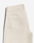 CORDUROY BARREL PANTS CREAM