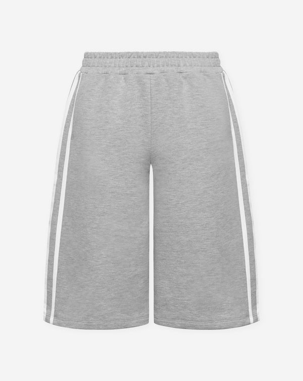 SPORTY SWEAT TAPE JORT GRIJS MELANGE