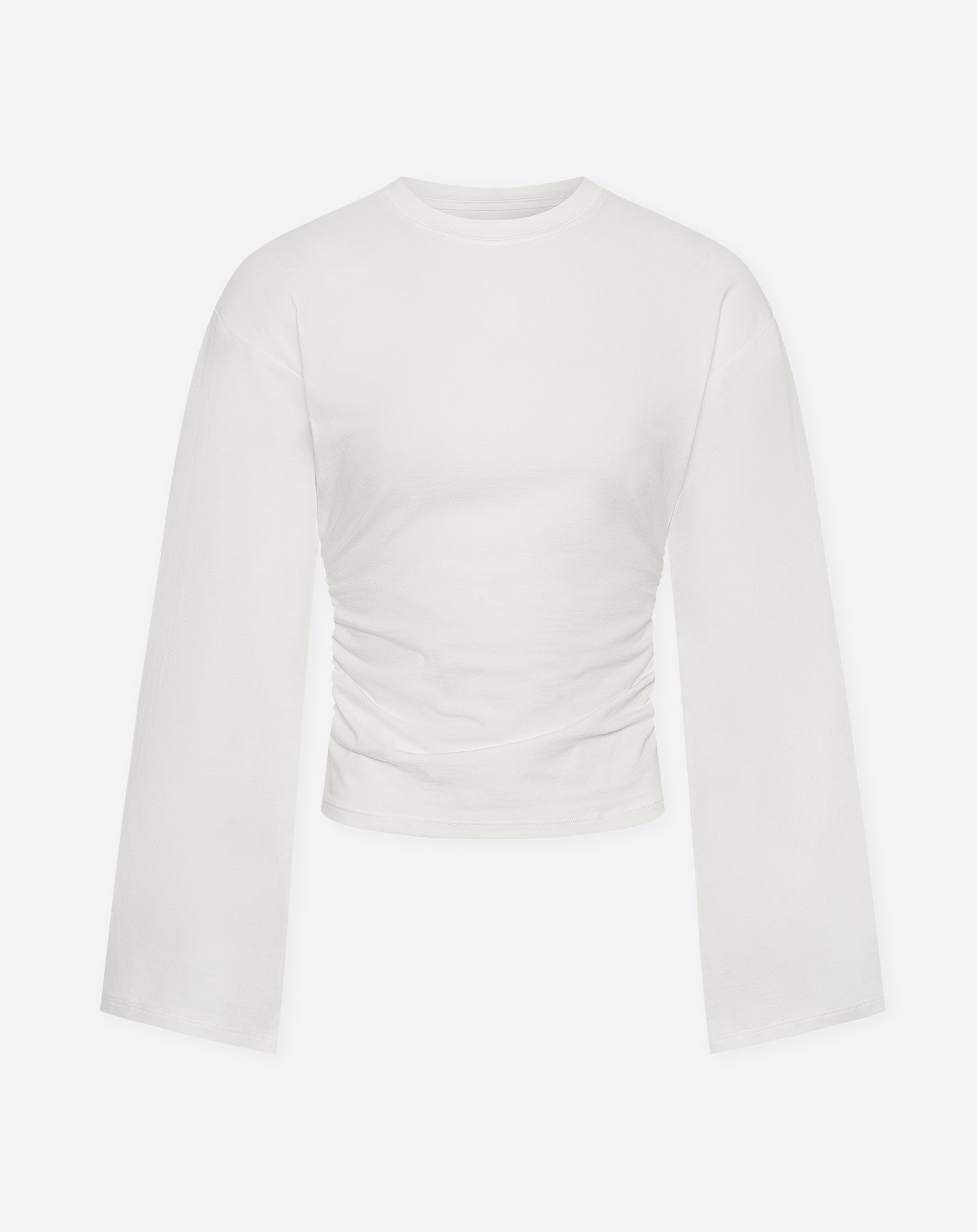 WAISTED LONGSLEEVE TOP CRÈME