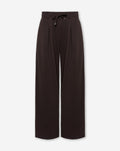 SCUBA PLEATED PANTS PETITE DONKERBRUIN