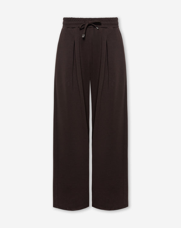 SCUBA PLEATED PANTS DONKERBRUIN