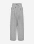 SCUBA PLEATED PANTS GRIJS MELANGE