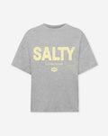 SALTY BONITA OVERSIZED TEE GRIJS MELANGE