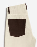 BARREL CORDUROY JEANS BEIGE