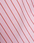 LOW COLLAR BLOUSE STRIPE ROZE