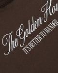 GOLDEN HOUR OVERSIZED TEE DARK BROWN