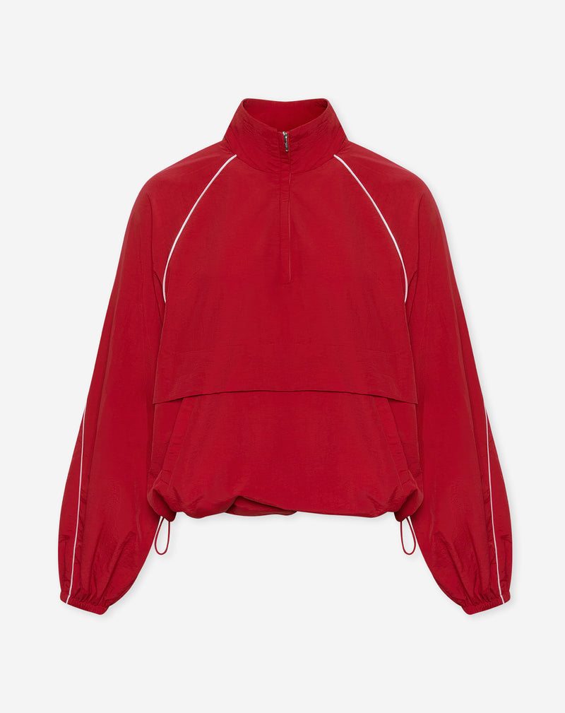 LOUISA ANORAK FUNNEL NECK TRACK JACKET ROOD