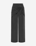 SUZ SCARF PANTALON PIN STRIPE GRIJS