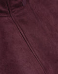 RIVIA SUEDINE BUBBLE HEM JACKET BURGUNDY