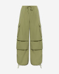 GIA BALLOON CARGO PANTS OLIVE GREEN