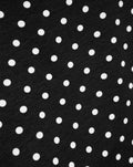 DOT SQUARE NECK SINGLET ZWART