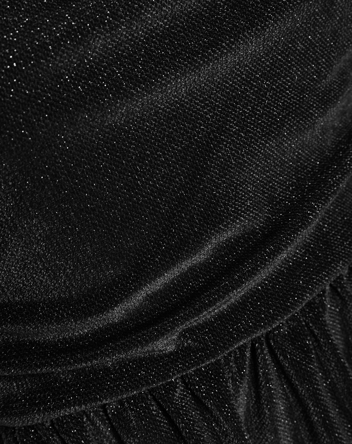 LIZA VELVET PEPLUM TOP BLACK