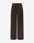 CARRIE SATIN PANTS BROWN