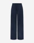 CARRIE SATIN PANTS PETITE NAVY