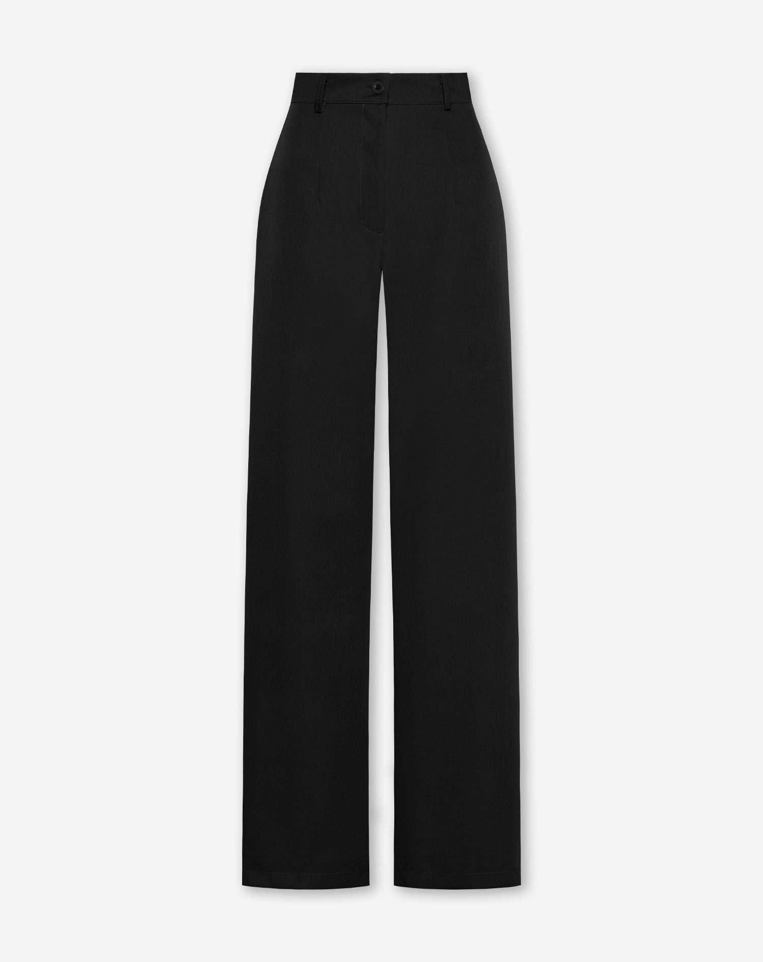 LUCY STRAIGHT LEG TROUSERS BLACK