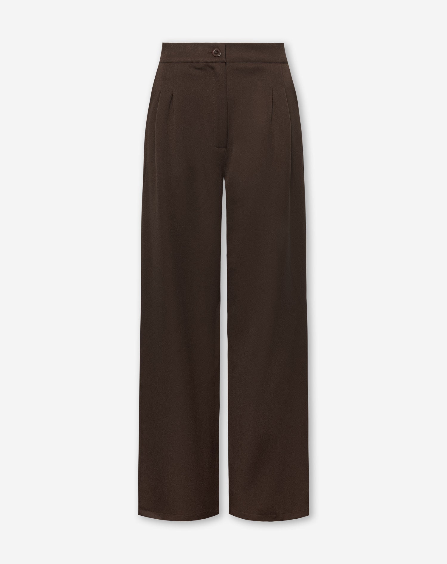 IRIS STRAIGHT LEG PANTALON TALL DARK BROWN