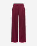 IRIS STRAIGHT LEG PANTALON PETITE BURGUNDY